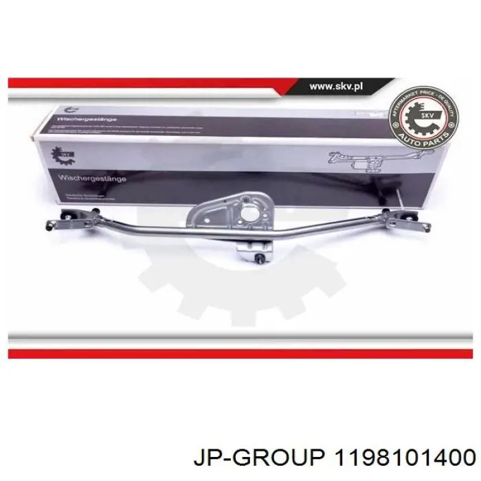 Трапеция щеток лобового стекла JP Group 1198101400 цена, от 23.70 USD