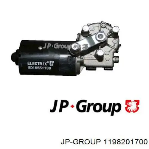 Мотор стеклоочистителя лобового стекла JP Group 1198201700