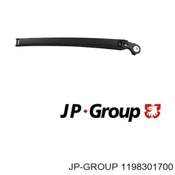 1198301700 JP Group braço de limpa-pára-brisas de vidro traseiro