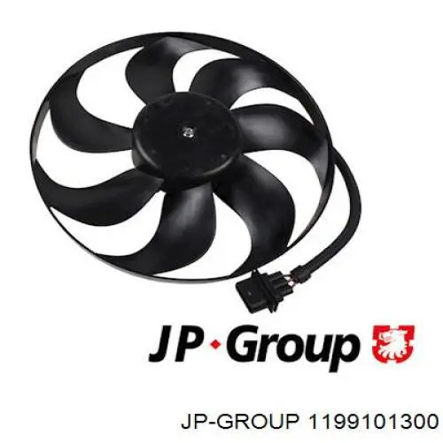 Купить 1199101300 JP Group Электровентилятор охлаждения в сборе (мотор+крыльчатка)