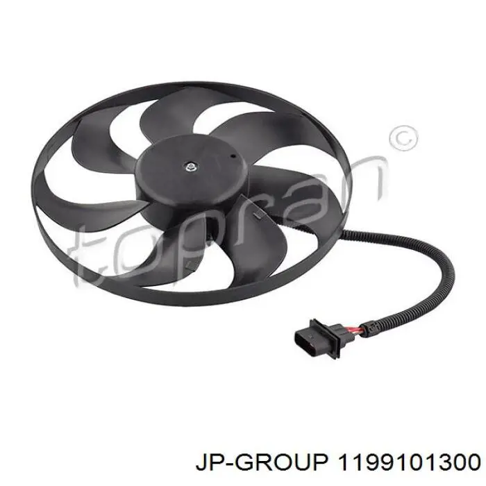 Электровентилятор охлаждения 1199101300 JP Group