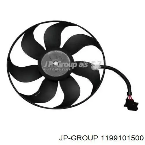Вентилятор (крыльчатка) радиатора охлаждения JP Group 1199101500