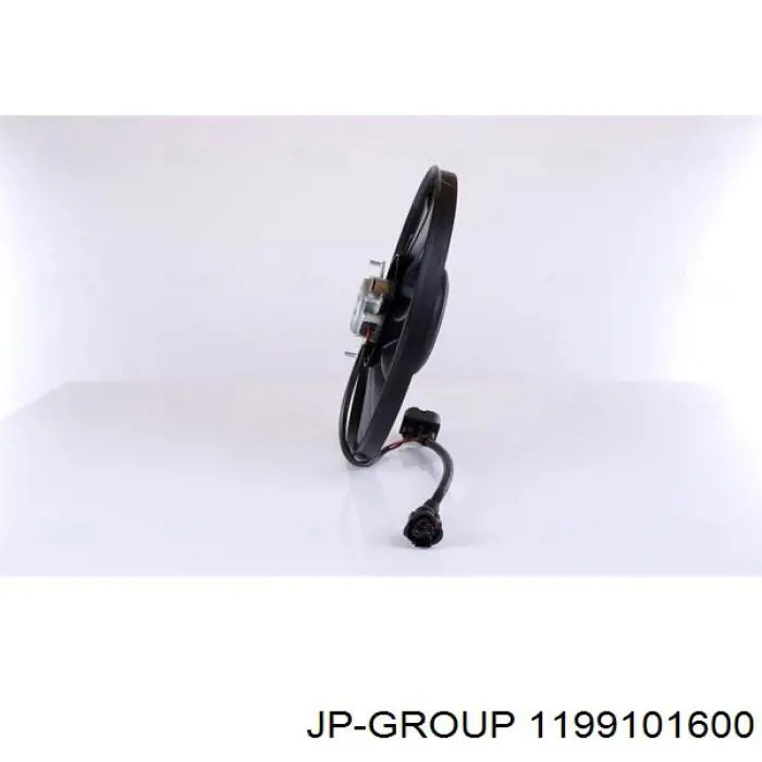 Электровентилятор охлаждения в сборе (мотор+крыльчатка), левый JP Group 1199101600