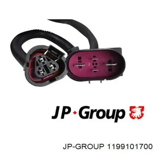 Купить 1199101700 JP Group Электровентилятор охлаждения в сборе (мотор+крыльчатка) левый