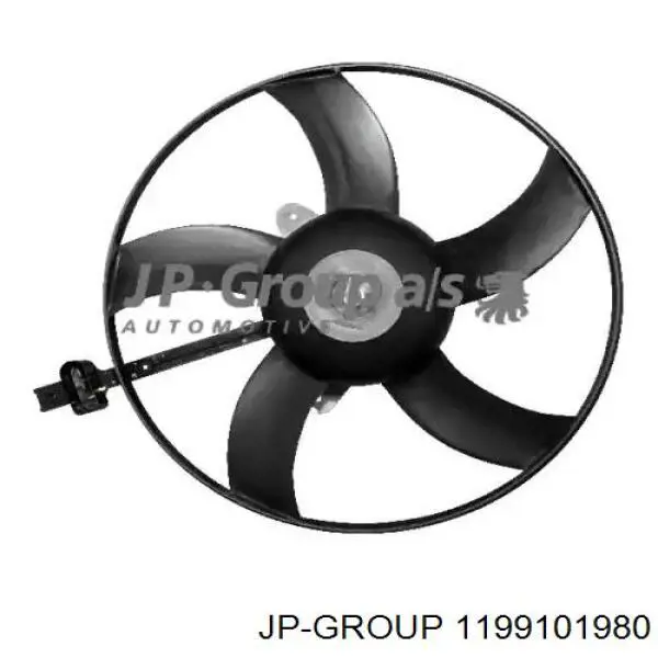 Вентилятор системы охлаждения правый JP Group 1199101980