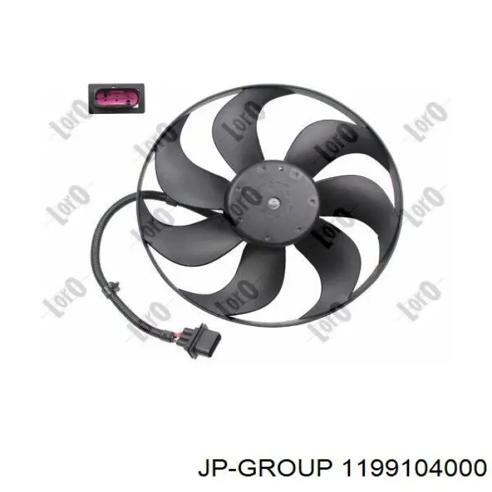 Электровентилятор охлаждения 1199104000 JP Group