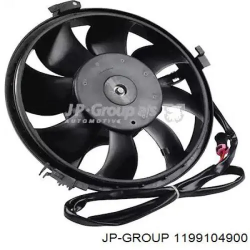 1199104900 JP Group электровентилятор охлаждения в сборе (мотор+крыльчатка)
