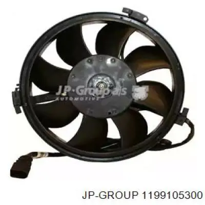 Ventilador (rodete +motor) refrigeración del motor con electromotor completo 1199105300 JP Group