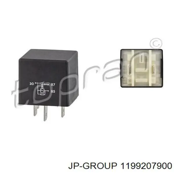Реле электробензонасоса JP Group 1199207900 цена, от 4.82 USD