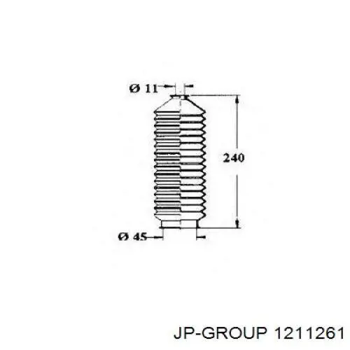 Купить 1211261 JP Group Крышка трамблера