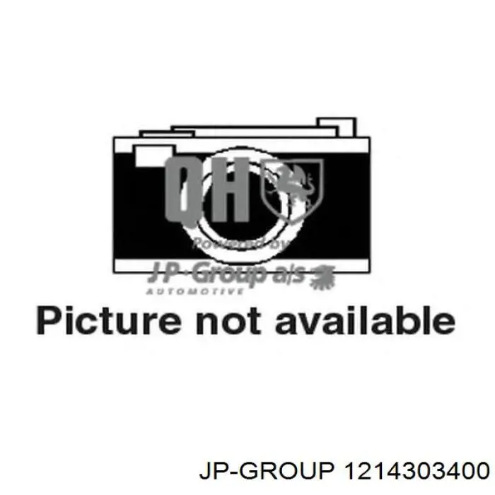 Купить 1214303400 JP Group Шланг радиатора охлаждения нижний