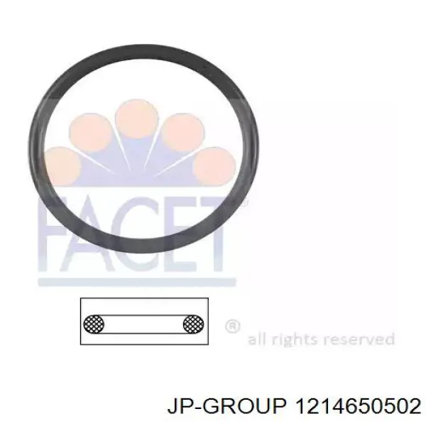 1214650502 JP Group прокладка термостата