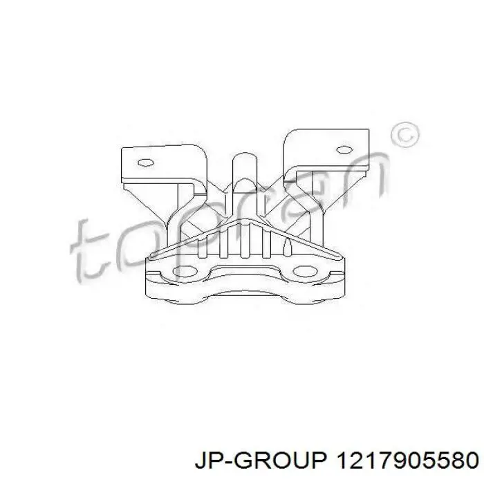 Правая подушка двигателя 1217905580 JP Group