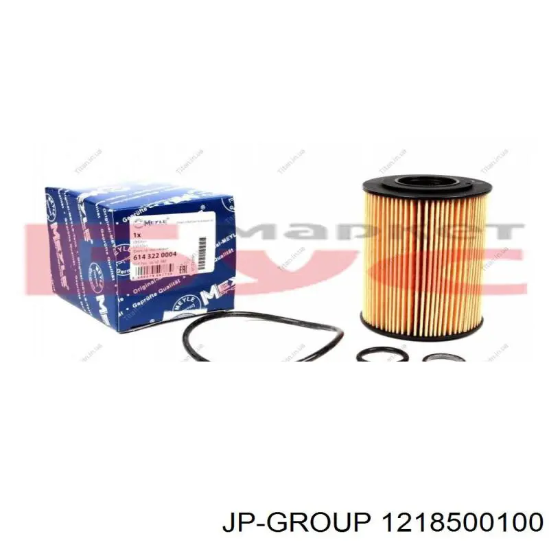 Фильтр масла JP Group 1218500100