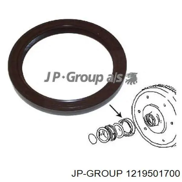 Купить 1219501700 JP Group Сальник коленвала задний