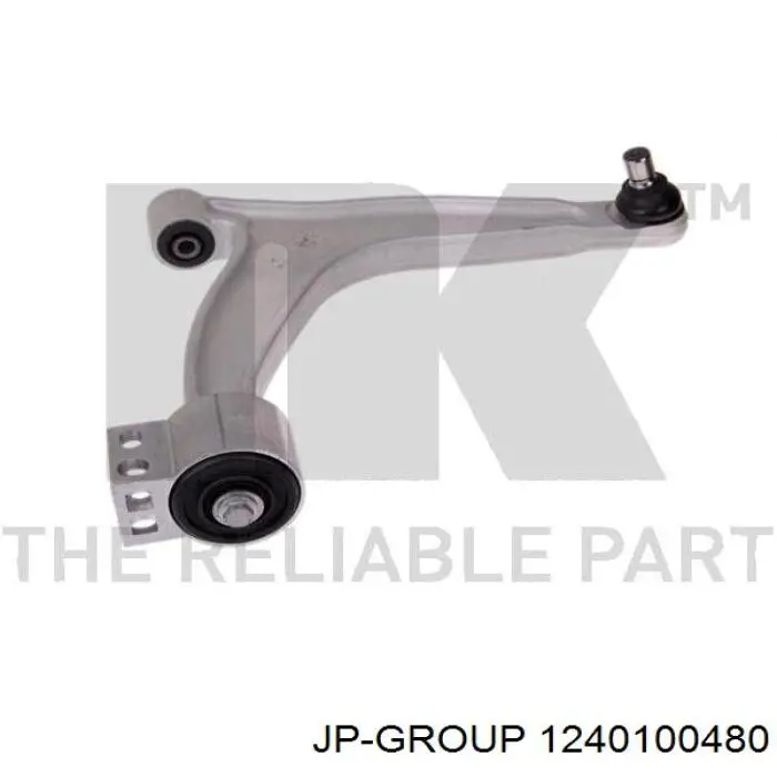 Правый рычаг передней нижней подвески JP Group 1240100480 цена, от 69.29 USD