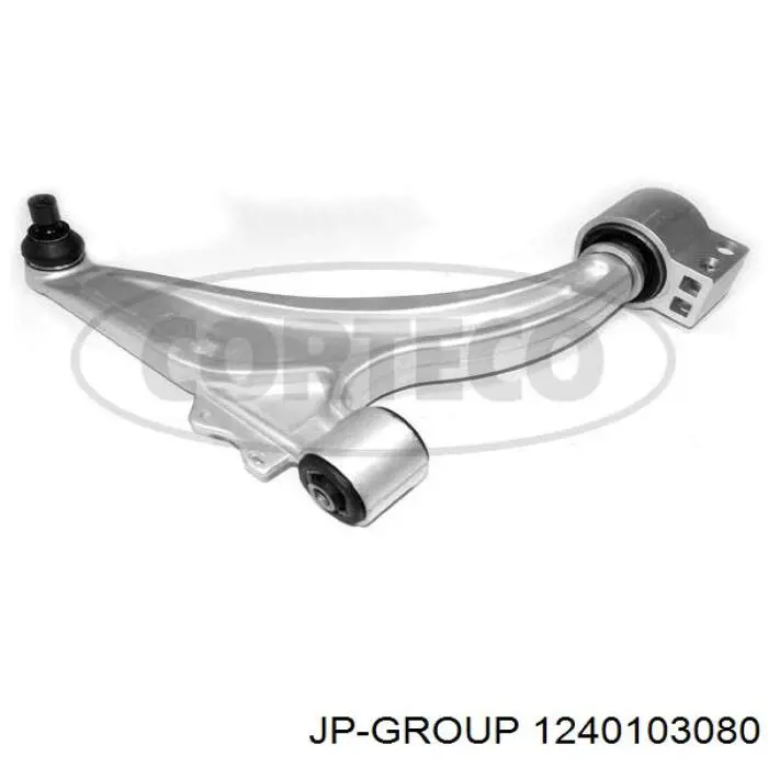 Правый рычаг передней нижней подвески JP Group 1240103080 цена, от 82.52 USD