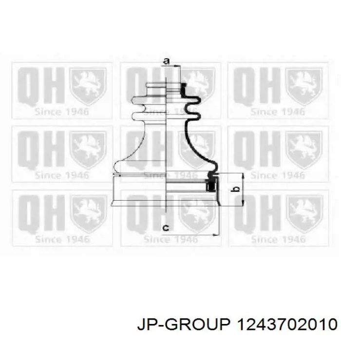 Купить 1243702010 JP Group Пыльник гранаты наружный, передний