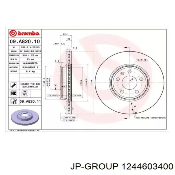 1244603400 JP Group