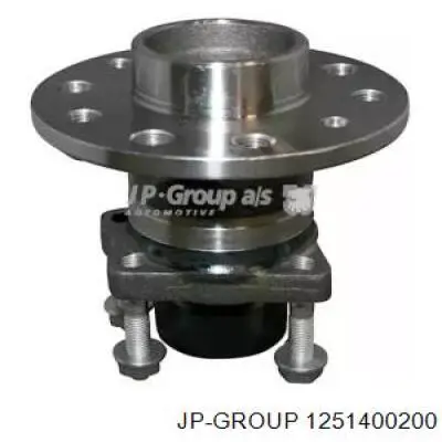 Cubo de rueda trasero 1251400200 JP Group