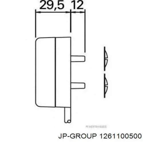 Цилиндр тормозной главный PBC1881 Patron