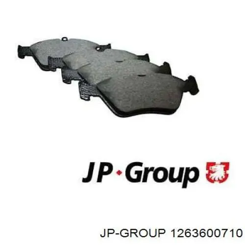 Передние тормозные колодки 1263600710 JP Group