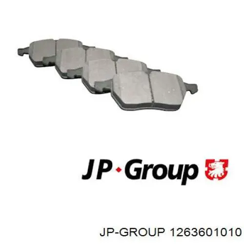 1263601010 JP Group передние тормозные колодки