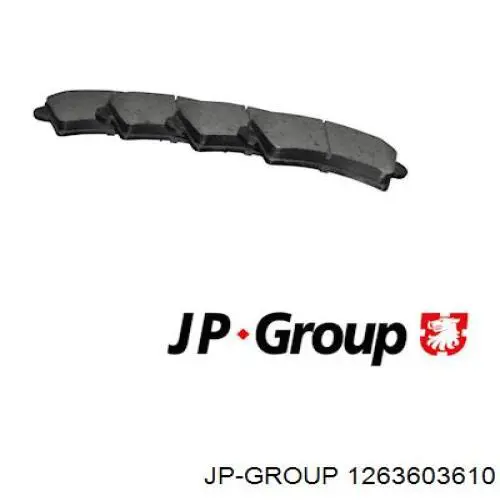 1263603610 JP Group передние тормозные колодки
