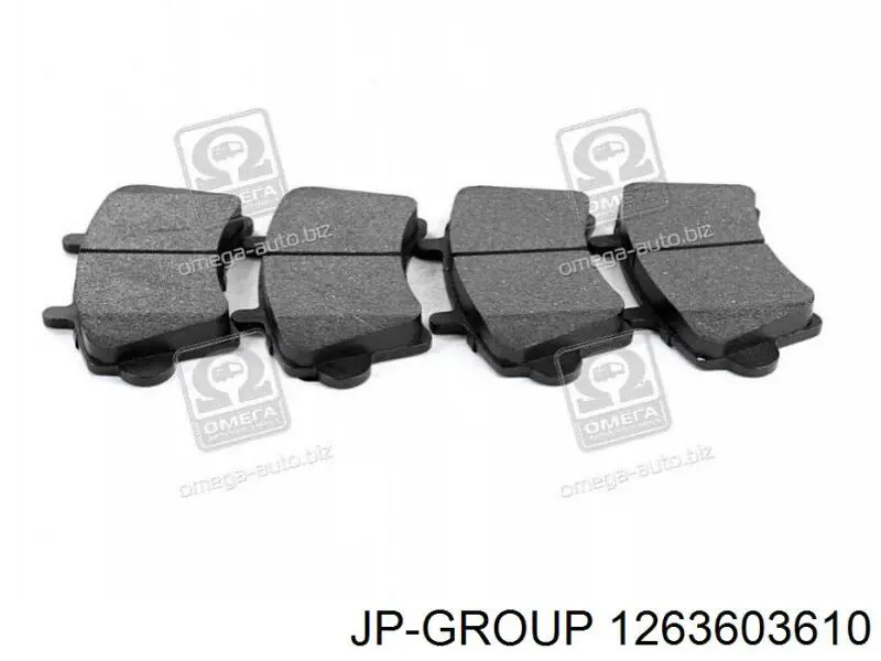 Купить 1263603610 JP Group Колодки тормозные