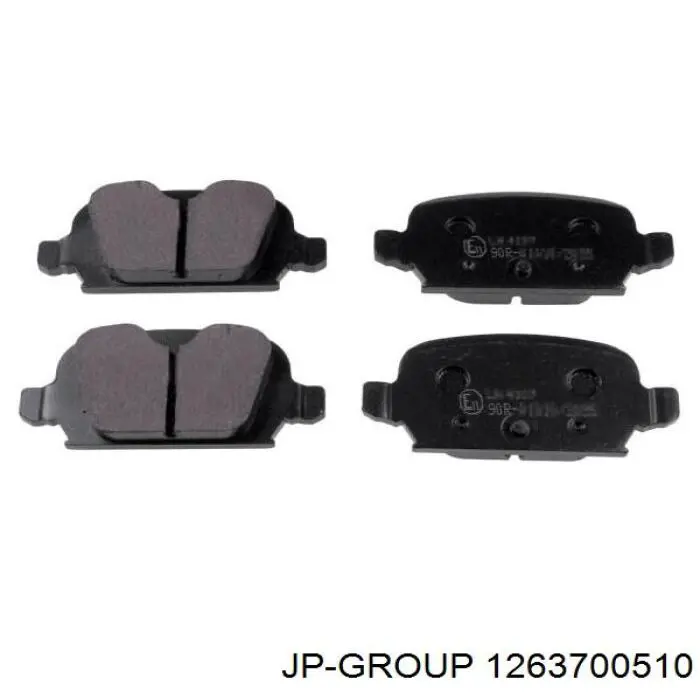 Колодки дисковые  JP Group 1263700510 цена, от 10.83 USD