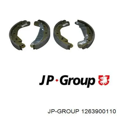 Задние барабанные колодки 1263900110 JP Group