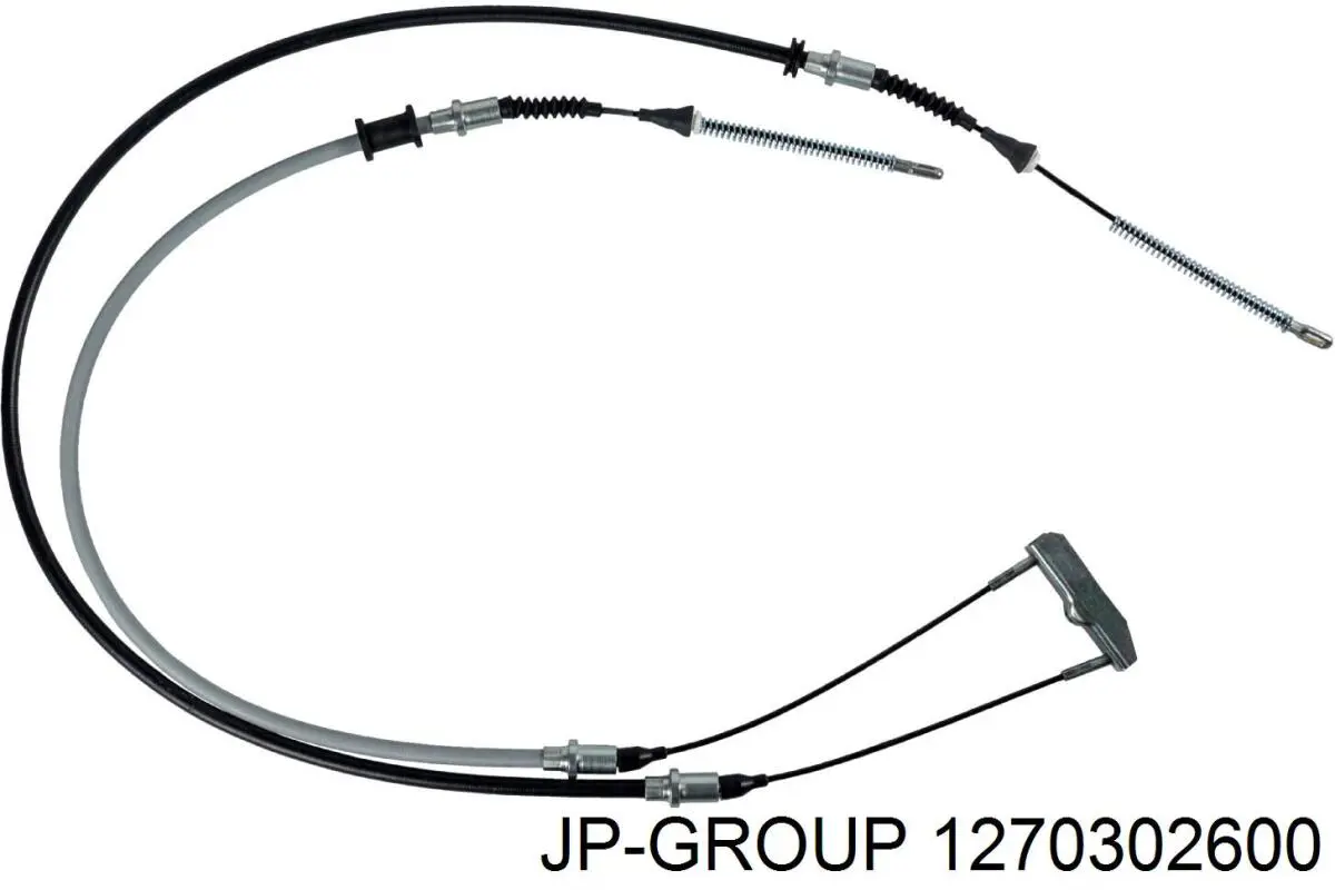 Cable de freno de mano trasero derecho/izquierdo 1270302600 JP Group