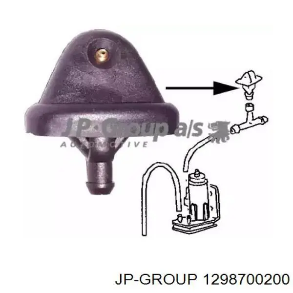 Форсунка омывателя 1451182 General Motors