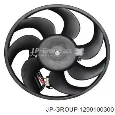 1299100300 JP Group электровентилятор охлаждения в сборе (мотор+крыльчатка)