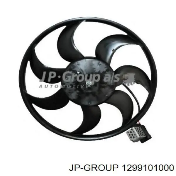 Купить 1299101000 JP Group Электровентилятор охлаждения в сборе (мотор+крыльчатка)