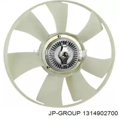 Вентилятор (крыльчатка) радиатора охлаждения JP Group 1314902700