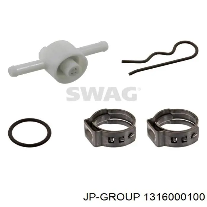 Обратный клапан возврата топлива JP Group 1316000100 цена, от 8.28 USD