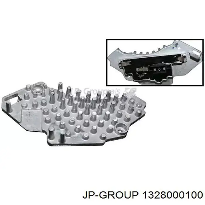 Резистор (сопротивление) вентилятора печки (отопителя салона) JP Group 1328000100