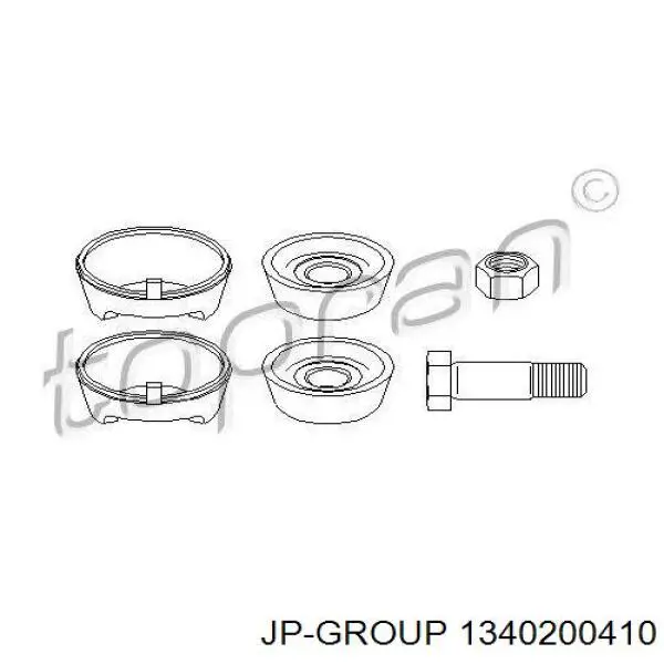 Сайлентблок переднего нижнего рычага 1340200410 JP Group