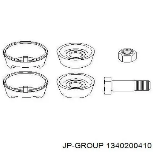 Сайлентблок передней подвески JP Group 1340200410 цена, от 8.37 USD
