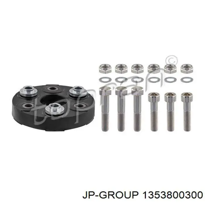 1353800300 JP Group Муфта кардана эластичная, передняя