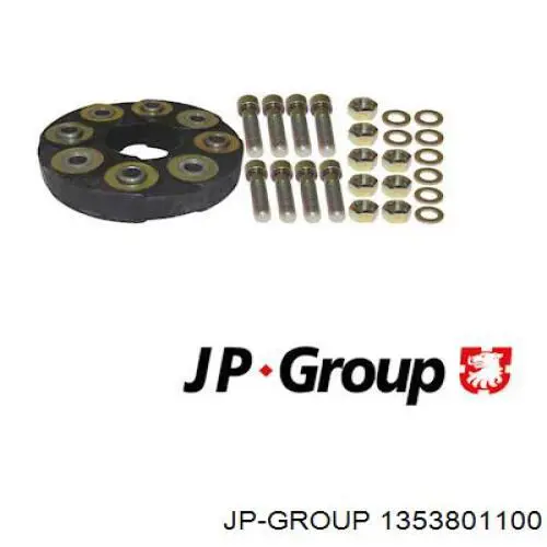 1353801100 JP Group муфта кардана эластичная передняя/задняя