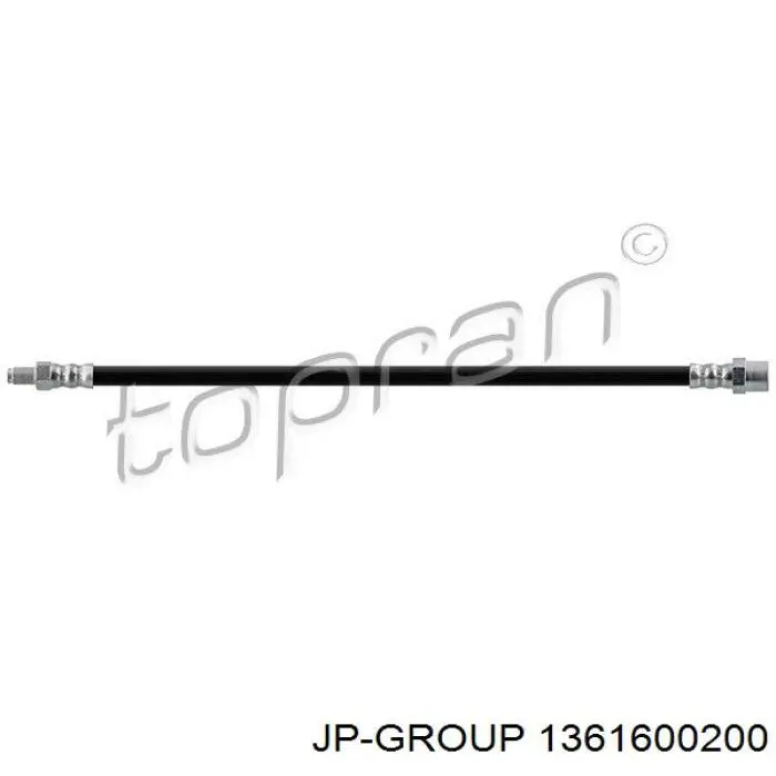 Шланг тормозной передний 1361600200 JP Group