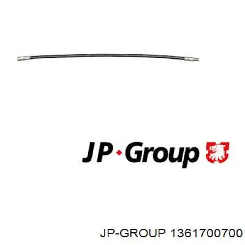 Шланг тормозной задний JP GROUP 1361700700