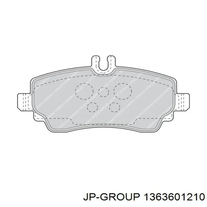 Колодки JP Group 1363601210 цена, от 14.11 USD