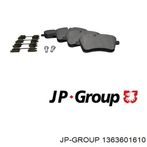 1363601610 JP Group колодки тормозные передние дисковые