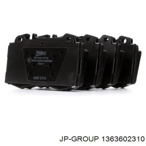 Передние тормозные колодки 1363602310 JP Group