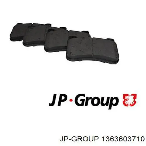 Передние тормозные колодки 1363603710 JP Group