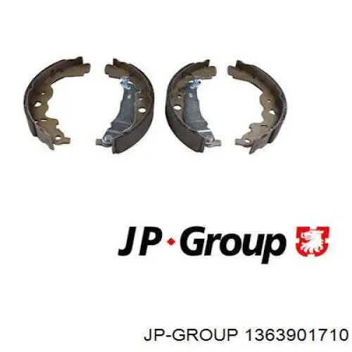 Задние барабанные колодки 1363901710 JP Group