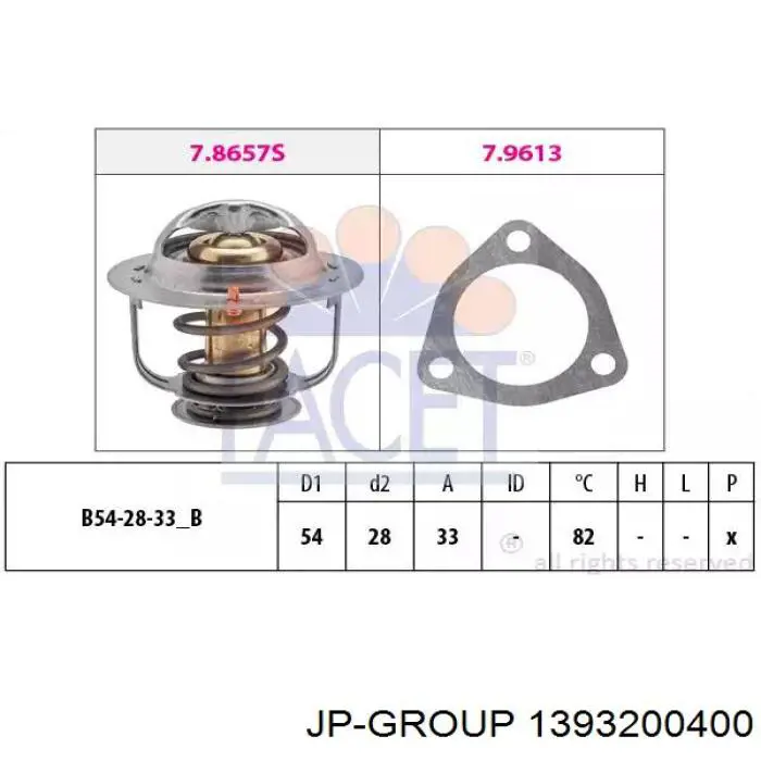 1393200400 JP Group датчик температуры охлаждающей жидкости (включения вентилятора радиатора)